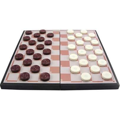 Jeu de dames magnétique pliable pour adultes image 7