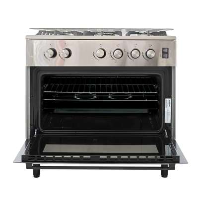 CUISINIERE 5FEUX TECNOLUX 80X60 A GAZ INOX TEC80 image 1