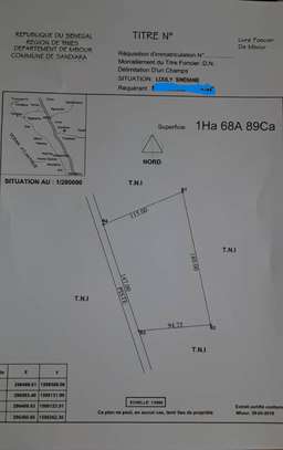 Terrain 8000 METRE CARRE A MBOUR PROCHE PEAGE image 2