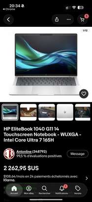 Hp elitebook 1040 g11 ultra 7 image 1