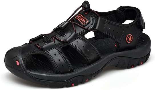Sandales de sport antidérapantes pour homme, cuir... image 4