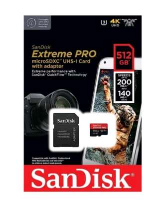 Carte Mémoire extrem pro 4k 512gb drone image 1