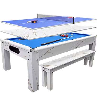 Billard multifonctions : billard, ping pong ,table à manger image 4