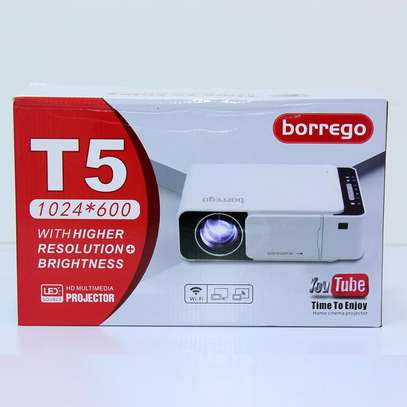Vidéo Projecteur Borrego T5 HD 1080P – Wifi HDMI USB VGA image 5
