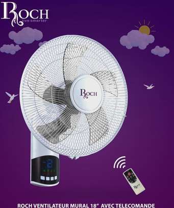 VENTILATEUR ROCH 18'' MURAL AVEC COMMANDE image 1
