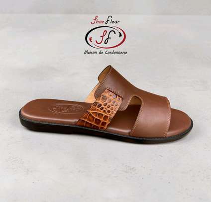 Chaussure homme sandale en cuir modèle SALOUM image 2