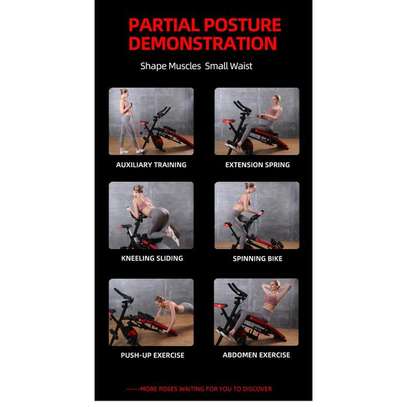 Appareil de fitness combiné : Vélo d'appartement 7 en 1 image 4