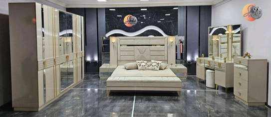 CHAMBRE A COUCHER 6BATTANTS 6PIECES BEIGE EFTELYA CHAMPAGNE image 2