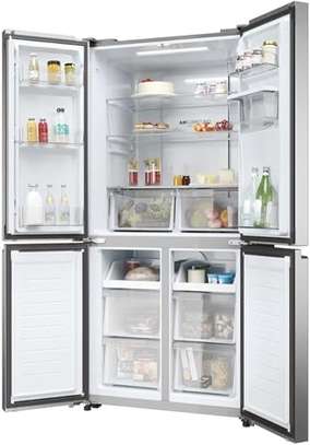 REFRIGERATEUR HAIER SIDE BY SIDE 4PORTES AVEC FONTAINE GRIS image 7