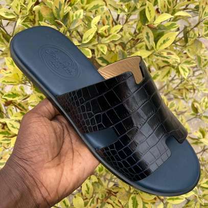 Chaussure sandale en cuir pour homme image 7