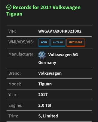vOLKSWAGEN TIGUAN 2017 S, LIMITED 2.0 TSI image 15