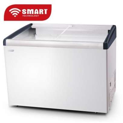 PROMO CONGÉLATEUR 400LITRRS VITRINE BLANC SMART image 1
