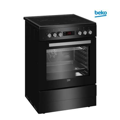 CUISINIERE 4FEUX BEKO 60X60 INDUCTION + FOUR ELECTRIQUE NOIR image 3
