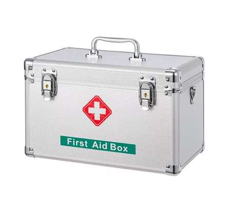 Trousse de premiers soins médicale personnalisée – Aluminium image 1