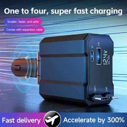CALUS Chargeur de voiture rapide 4-en-1 CAR06 - 66W image 5