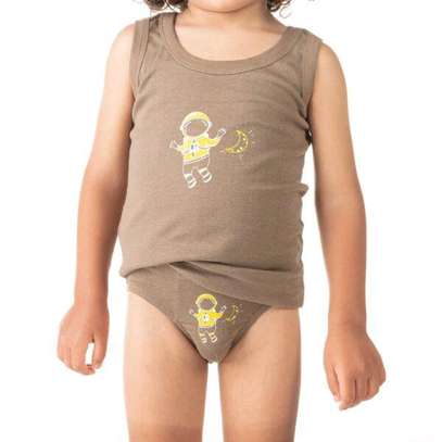T-shirt, ensemble slip sous-vêtements enfants image 2