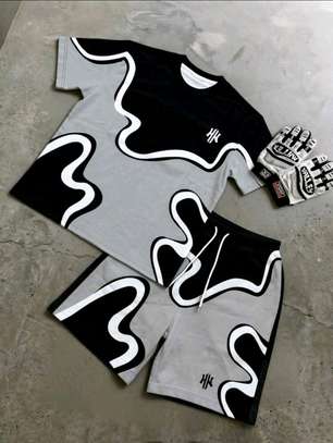 Ensemble Streetwear Wave Bicolore (T-shirt + Short) image 2