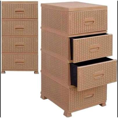Étagère en plastique 4 tiroirs image 2