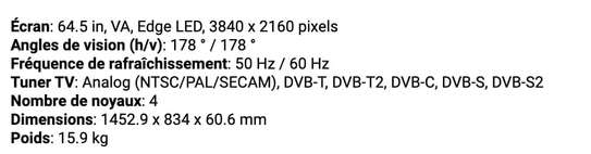 TELEVISEUR 65POUCES SAMSUNG SMART 4K UE65DU7100U image 1