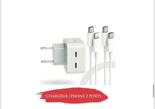 Chargeur Iphone 2 ports image 1