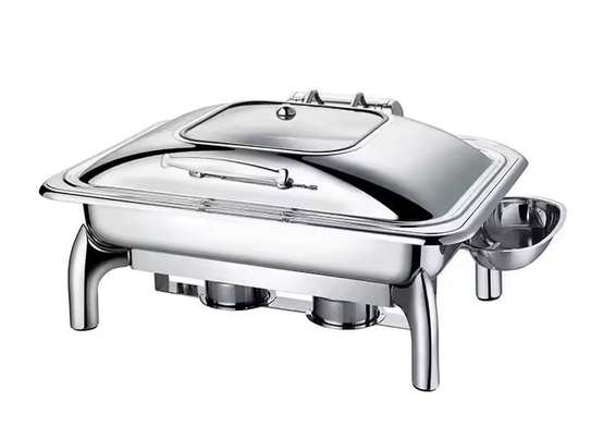 Chafing dish avec couvercle en verre image 13