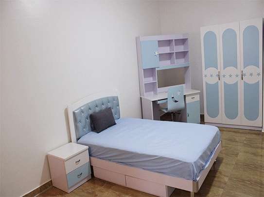 CHAMBRE A COUCHER ENFANT COMPLETE /BLEU CLAIR/BLANCHE image 2