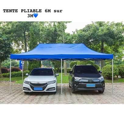 Tente pliante 6x3 m – Abri extérieur image 4
