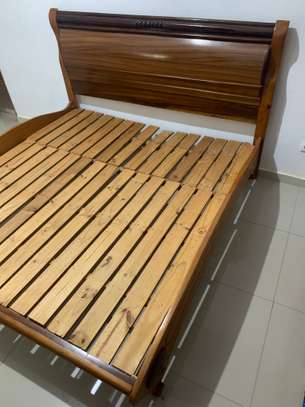 LIT TROIS PERSONNES 180x190 BOIS BRUT image 4
