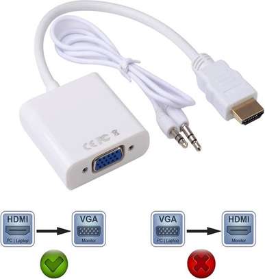 Adaptateur convertisseur vidéo HDTV 1080P HDMI vers VGA image 2