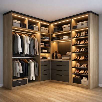 Vitrine design LED portes coulissantes verre image 6