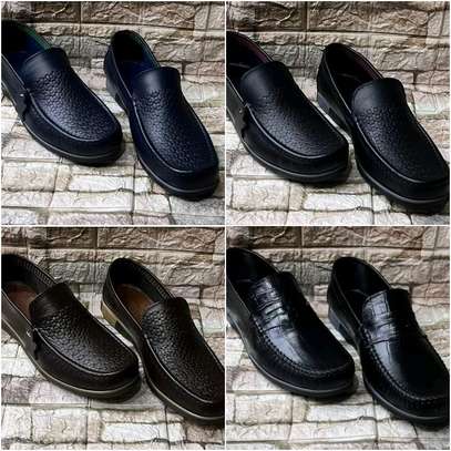 Chaussure Mocassin en cuir pour hommes image 2