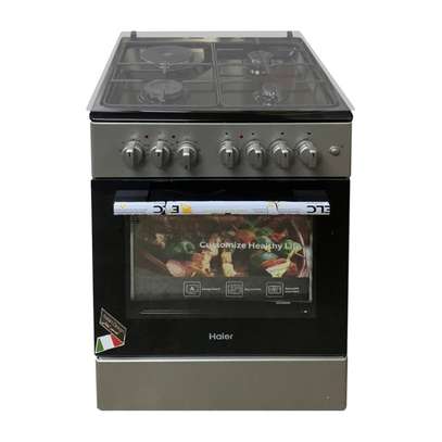 CUISINIERE HAIER 4FEUX 60X60 3FEUX GAZ 1 FEUX ELECTRIQUE image 2