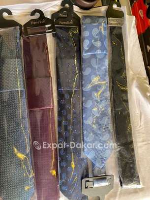 Cravate + mouchoir de poche image 1