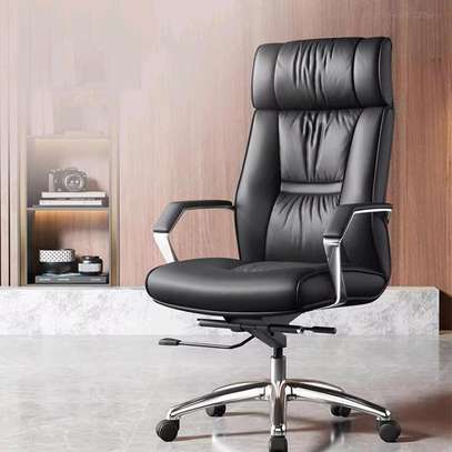 Chaises bureau cuir image 1