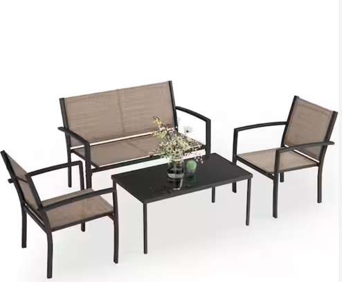 Salon de jardin 4 places + table image 2