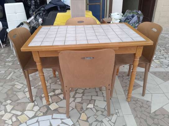 Table à manger rallonge en bois image 6