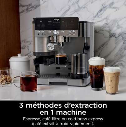 Ninja Luxe Premier 3-en-1 Machine à Café Argent image 7