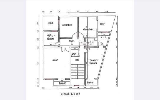 Immeuble R+4+Terasse à vendre aux Maristes image 6