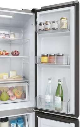 REFRIGERATEUR HAIER SIDE BY SIDE 4PORTES AVEC FONTAINE GRIS image 2