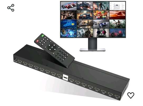 Le multi-viewer HDMI 16 ports est un commutateur image 2