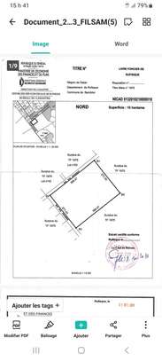 VENTE TERRAIN 10 HECTARES A NIAGUES image 1