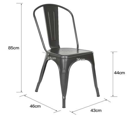 Tabouret avec support dorsal image 2