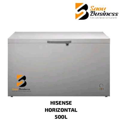 CONGELATEUR HISENSE HORIZONTAL 500 LITRES SILVER image 1