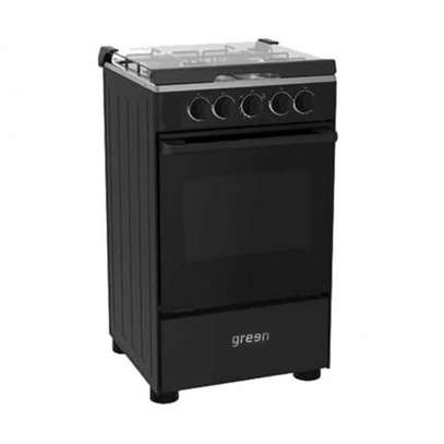 CUISINIERE GREEN 4FEUX 50X50 A GAZ NOIR GN50 image 1