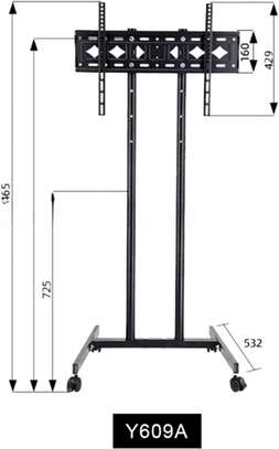 Support télévision mobile - 32 à 65" pouces  - Y609A image 7