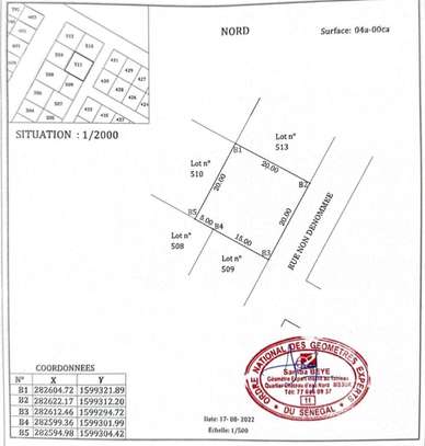 Terrain Angle 400m2 à Saly en bail Sapco image 3