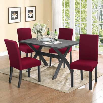 Lot de 6 housse chaise en Jersey image 3