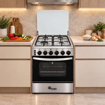 CUISINIERE 4FEUX CAC 50X50 FULL OPTION INOX CAC50F image 2