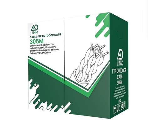AD Link câble FTP Outdoor CAT6 305m robuste extérieur image 2