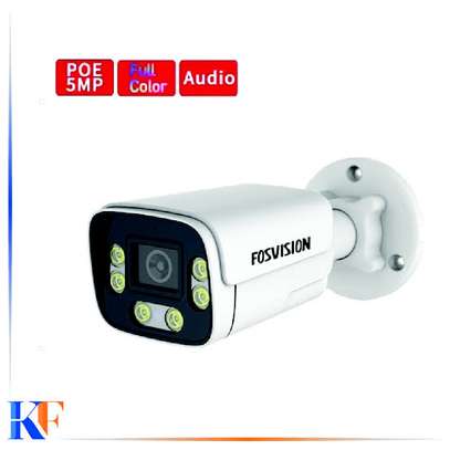8 Caméras IP poe 5mp color vu + Nvr poe + disk image 2
